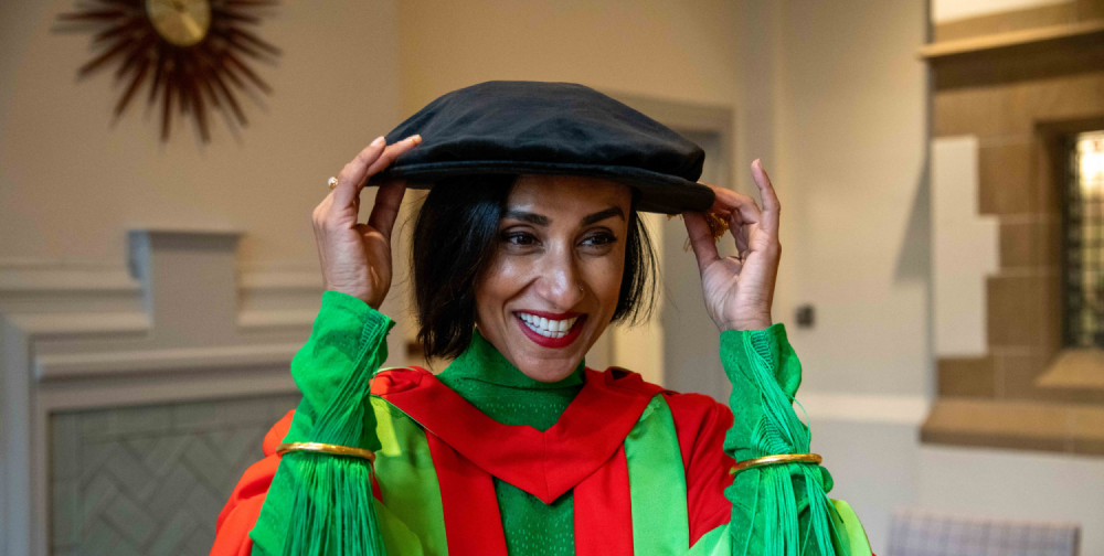 Anita Rani on her honorary graduation day